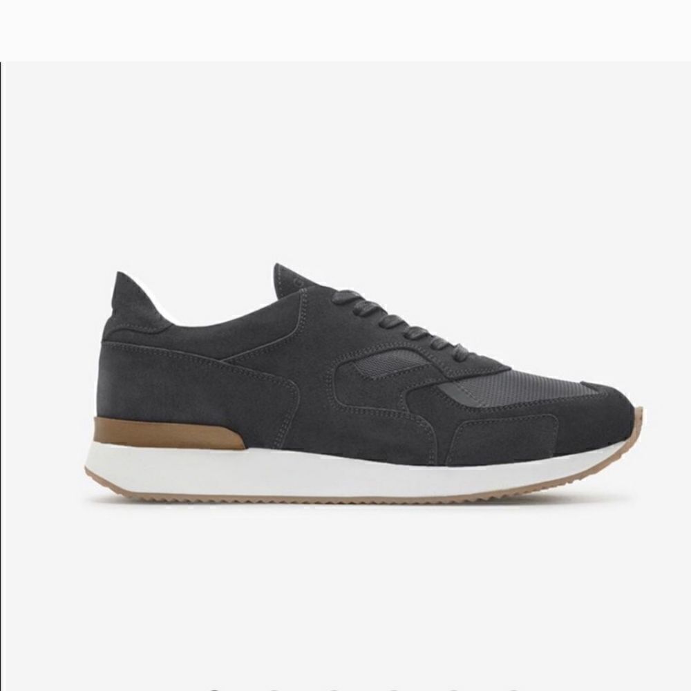 Greats Pronto Graphite Nubuck Sneakers Sz 45/12